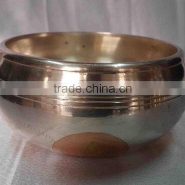 Best Selling Silver Plated Tibetan Meditation & Healing Singing Bowl photo-2
