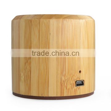 portable wireless bamboo bluetooth speaker