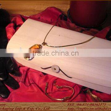 Wooden Wine Bottle Packaging Box Round Gift Packaging Box photo-3