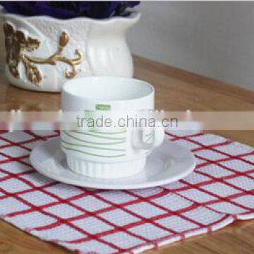 30cm X30cm Cheap Cotton Wholesale Printed Household Cleaning Weave Dish Towels photo-3