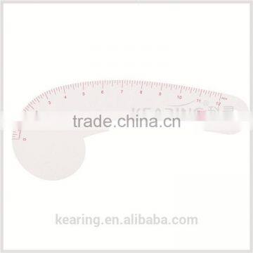 Kearing flexible plastic metric garment curve ruler vary form curves 12cm ( sandwich line ) # 6112