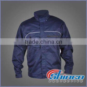 Women welding worker clothing use welding arcsafe ASTMF-1506 7oz Denim FR /Fire retardant jacket