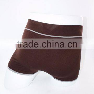 Black Seamless Underwear Men Boxers photo-4