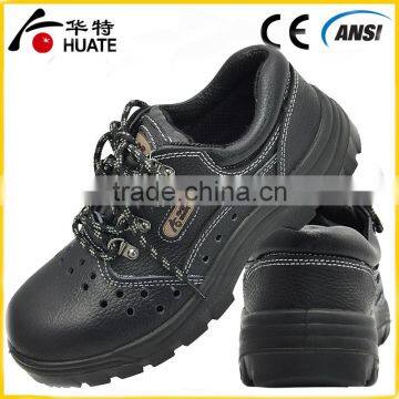 Black Steel Leather Safety Shoe/industry Work Safety Shoe photo-3