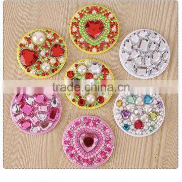 Non Toxic Crystal Sticker Design Mirrors Decorated Sticker photo-3