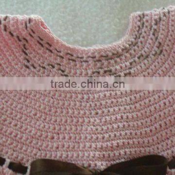 Sweater Set of Hand Crochet Collar Baby Clothes photo-4