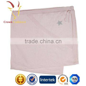 Knitted Baby Intarisa Star Blanket Wholesale With Fringe photo-2