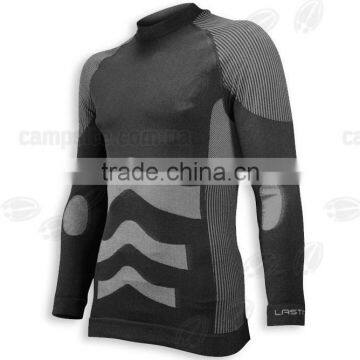 Functional seamless thermo underwear tops shirts