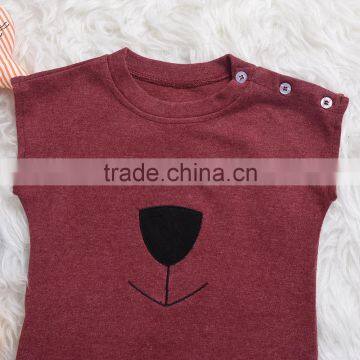 S60698B Baby Boys Girls Long Sleeve Overall Infants Cartoon Bodysuit photo-2