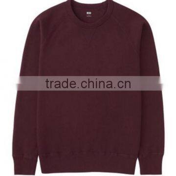 Plain Heather Color Crew Neck Pullover Sweatshirt photo-3
