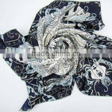 2014 Sprig Silk Scarf Custom Fashion Printed photo-3