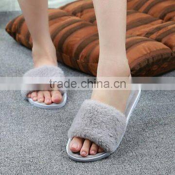 ladies shoes fur quiet warm winter indoor home slipper