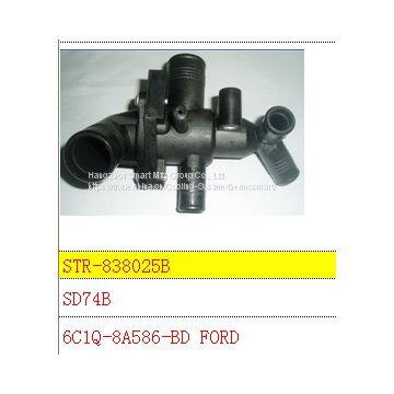 For FORD Thermostat and Thermostat Housing 6C1Q-8A586-BD