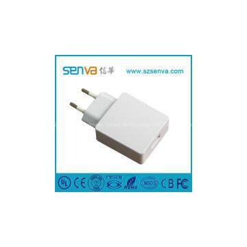 EU Plug 5v power adapter with CE/UL/RoHS (XH-10W-5V02-10)