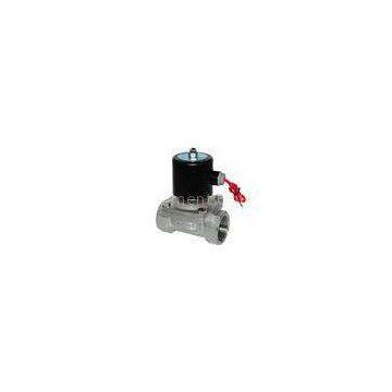 Cast Iron / SS304 IP68 Two Way Solenoid Valve DC 24V Water Fountain Equipment 2\'\'