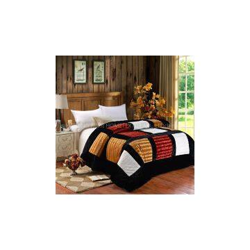 Patchwork comforter set