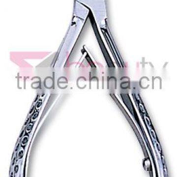 Clipper With Spotted Handle Box Lock Double Spring /Professional Nail Nipper/Stainless steel Nail Nippers