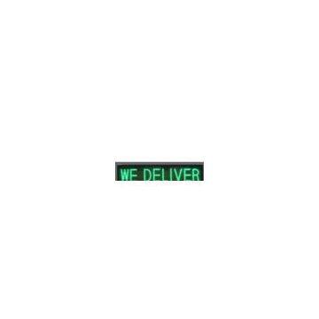 led DELIVER sign