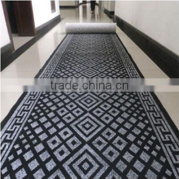 Polyester needle punched non-woven jacquard exhibition carpet