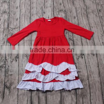 Yawoo 2016 hot sale wholesale red cotton maxi dresses baby cotton frocks designs