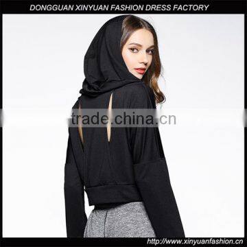 Custom Long Sleeve Women Sports Wear Pullover Ladies Fitness Yoga Hoodies Sweatshirts Clothing