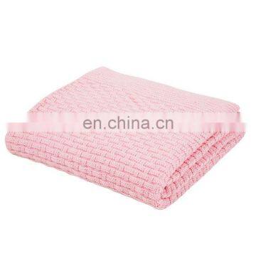 fashional popular warm soft cozy knit baby jacquard blanket