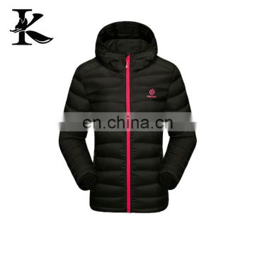 Fashion custom nylon quilted jacket ultra light down jacket for women