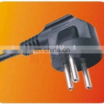 Israel standard plug and cable power cord moulded American European UK type