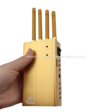 Portable GSM 3G Jammer and WIFI GPS Blocker 315 MHz 433 MHz 868 MHz