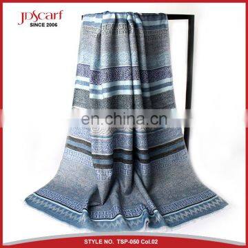 100% polyester fiber silk feel wholesale polyester scarf for arab