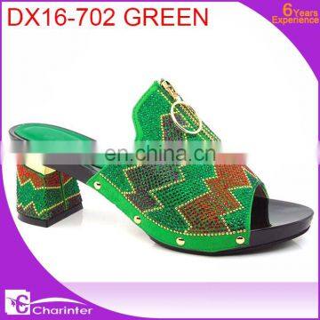 Wholesale Italian Ladies Shoes Ladies High Heel Shoes Ladies Slipper With Stones photo-3