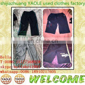 lady and men sport short pants used clothes singapore second hand items