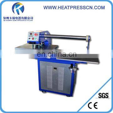 adjust moving speed easily full auto heat press machine