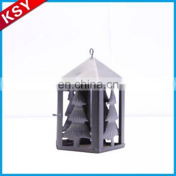 Hot New Products For 2017 Black Metal Glass Candle Holder For Decoration photo-5