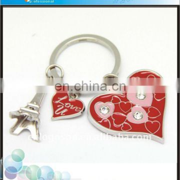 Souvenir PARIS Eiffel Tower fashion keychain keyring