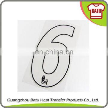 T- shirt soccer heat transfer numbers for sale