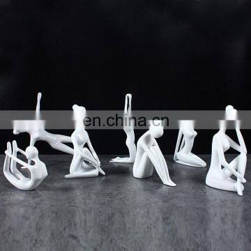 Dongguan manufaction acrylic plastic contemporary and contracted creative furniture furnishing articles yoga characters