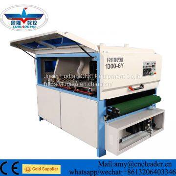 Strong wood wide belt sanding brush polish machine for cabinet door