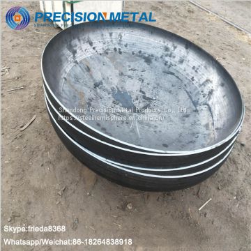 carbon steel hemisphere/semi Elliptical head for tank