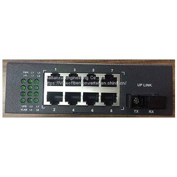 9ports 10/100M/1000M IP Ethernet Optical Fiber Ethernet Switch 8ports Ethernet IP +1port SC Fiber Optical Single-mode Duplex 20KM photo-2