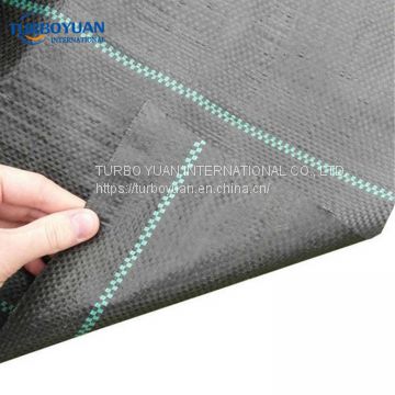 black color 90gsm pp woven ground cover sheet for sale