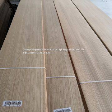 Natural North America white oak  wood veneer with grade of panel AA