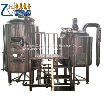 300L turnkey beer brewing equipment  used brewery equipment 3bbl brewing system