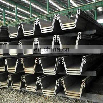 Q235 Q345 SY295 water-resisting u type z type hot rolled used Steel Sheet Pile for sale