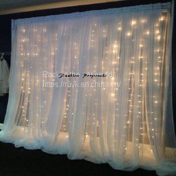RK Wedding Backdrop Chiffon Drape Pipe and Drape With Alternative Size From RK for Sale