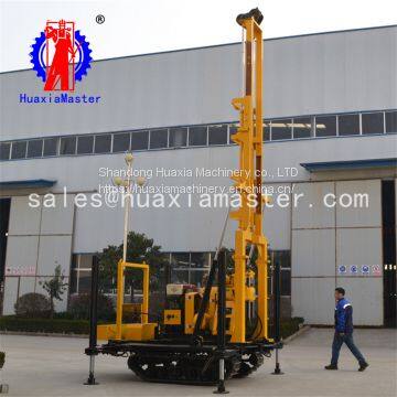 Portable high efficiency China crawler hydraulic water well drilling rig easy to assemble drill rig