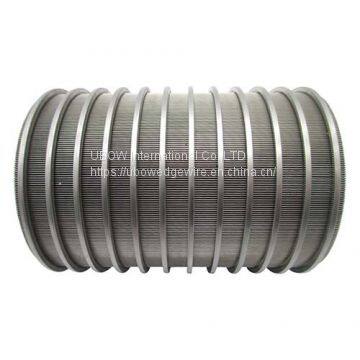 Custom SS304 Stainless Steel Reverse Formed Wedge Wire Cylinder, Wedge Wire Pipe, Tube,  Supplier, Manufacturer