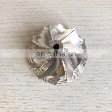 GT15-25 Reverse 46.70/59.40mm 6+6 Blades Turbocharger Milling/aluminum 2618/billet Compressor Wheel