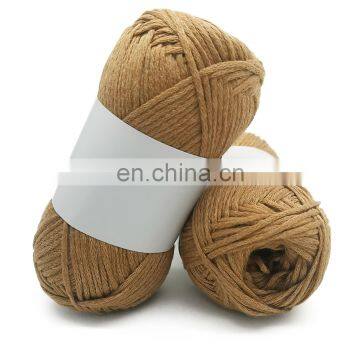 2.3NM 100g 60%Recycled Cotton 30%Viscose 10%Polyester Tape Yarn Knitting Fancy Yarn Blended Yarn photo-2