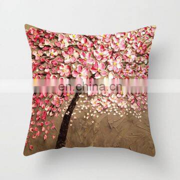 Floral Design Cushion Cover Vintage Flower Pillow Case Home Decorative Throw Pillow Cover photo-3